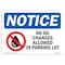 Signmission Safety Sign, OSHA Notice, 10" Height, No Oil Changes Allowed Sign With Symbol, Portrait OS-NS-D-710-V-14703 - alternate 1